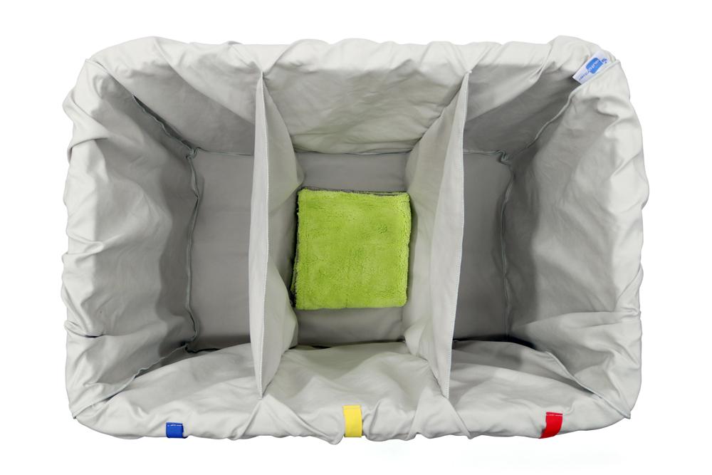 [Towel Separator] Bag Insert Organizer for Plastic Bins