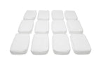 Thin [Saver Applicator] Terry Microfiber Coating Applicator Sponge with Plastic Barrier  - 12 pack