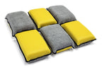 [Block Scrubber] Upholstery and Leather Microfiber Scrubbing Sponge (6 pack)