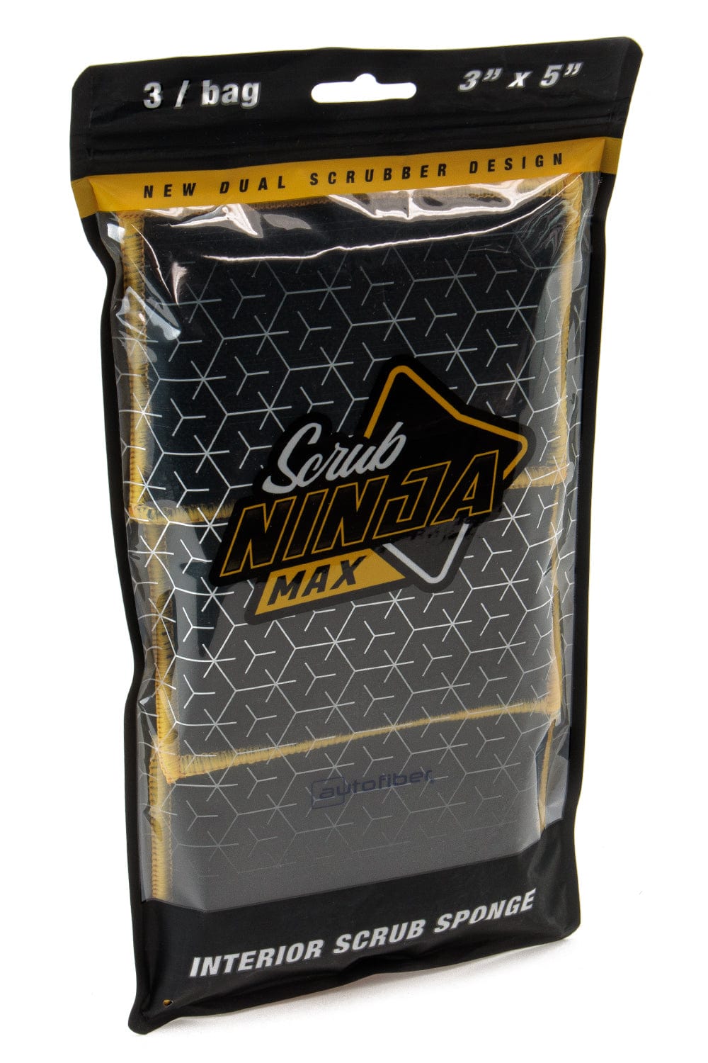 CASE: retail [Scrub Ninja Max] Scrubber Sponge (5"x3.5"x0.5") (40/3-packs, 120 total)