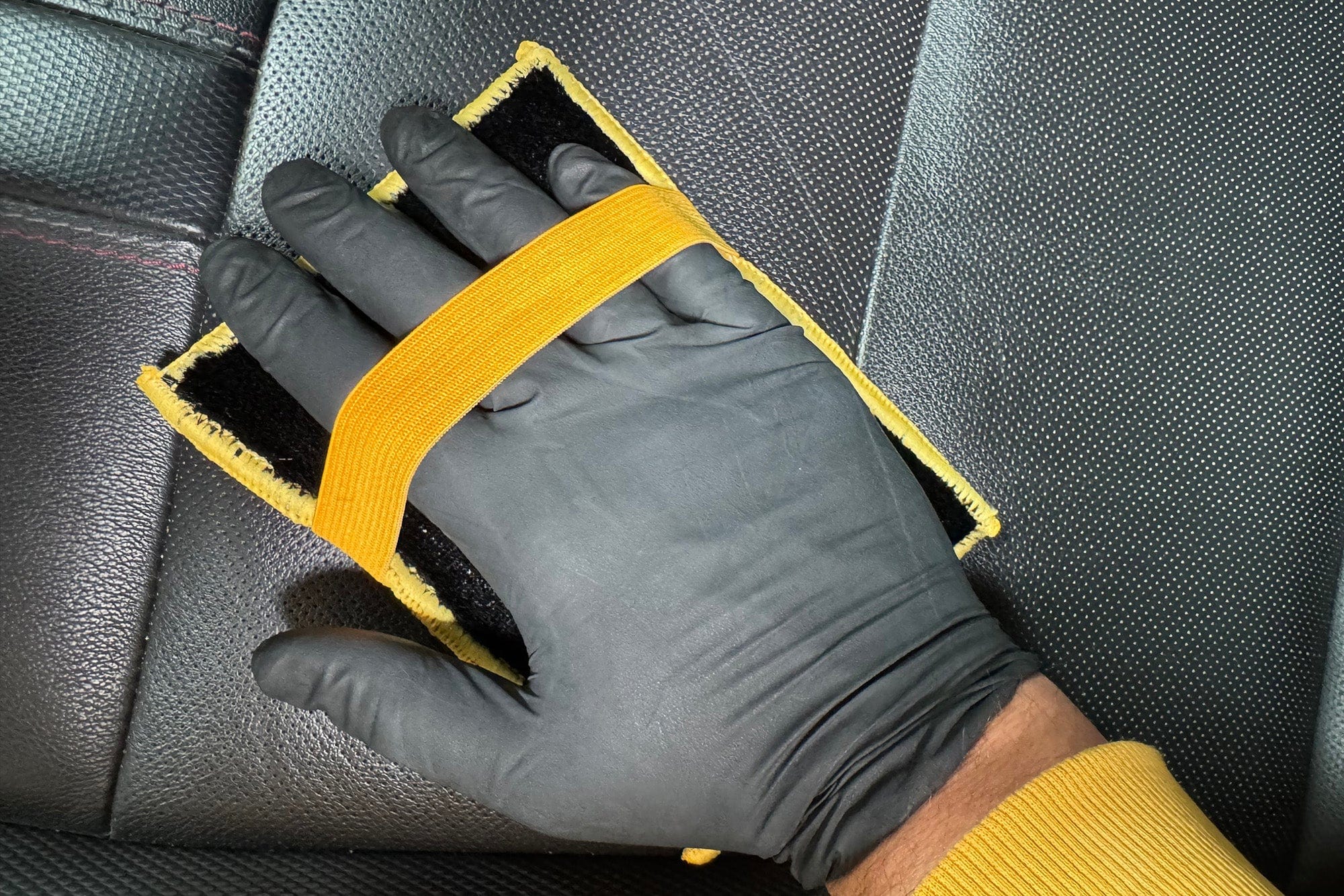[Scrub Ninja Max XL] Interior Scrubber Sponge - with Elastic Strap (6.5 in. x 4.5 in.) - 2 pack