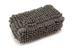 CASE [Stubbie Noodle] Microfiber Car Wash Sponge (7.5" x 3.5" x 3") Gray (40/single)