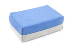 [Saver Applicator] Suede Microfiber Applicator Sponge with Plastic Barrier - Blue & Gray - 12 pack