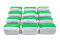 Mini [Saver Applicator] Terry Microfiber Coating Applicator Sponge with Plastic Barrier  - 12 pack
