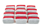 Mini [Saver Applicator] Terry Microfiber Coating Applicator Sponge with Plastic Barrier  - 12 pack