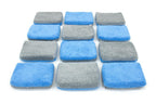 Thin [Saver Applicator] Terry Microfiber Coating Applicator Sponge with Plastic Barrier  - 12 pack