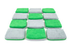 Thin [Saver Applicator] Terry Microfiber Coating Applicator Sponge with Plastic Barrier  - 12 pack