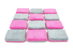 Thin [Saver Applicator] Terry Microfiber Coating Applicator Sponge with Plastic Barrier  - 12 pack