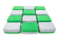 Thick [Saver Applicator] Terry Microfiber Coating Applicator Sponge with Plastic Barrier  - 12 pack