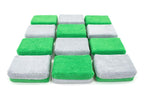 Thick [Saver Applicator] Terry Microfiber Coating Applicator Sponge with Plastic Barrier  - 12 pack