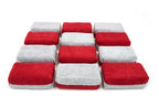 Thick [Saver Applicator] Terry Microfiber Coating Applicator Sponge with Plastic Barrier  - 12 pack