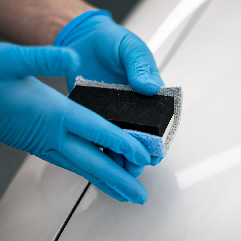 [Block Grip] Narrow Coating Applicator Brick w/ Side Velcro (3.5 in. x 1.75 in. x 1 in.)