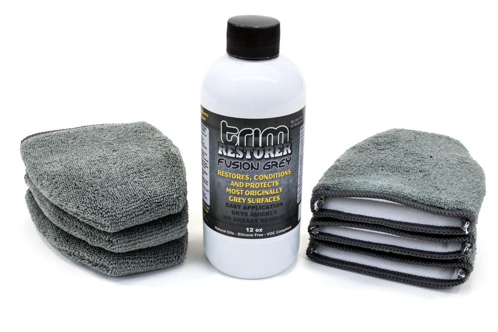[Trim Restore Kit Gray] Solution Finish Fusion Gray 12 oz with 6 [Finger Applicators]