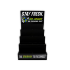 Stairway to Freshness Display w/ Clear Cases