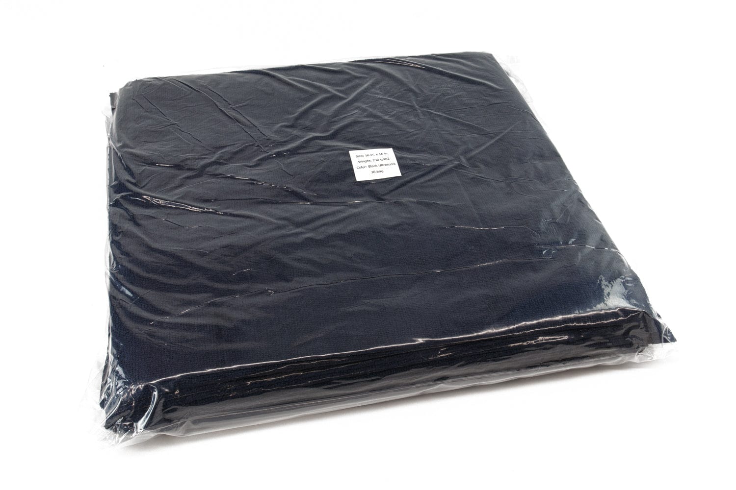 [Utility 230v] Lightweight Edgeless Microfiber Cleaning Towel 16"x16" - 30 Vacuum Pack