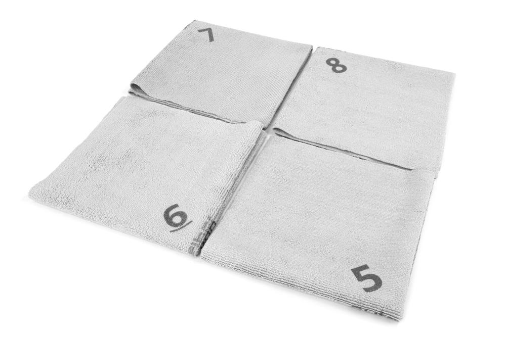 [Quadrant Wipe] Microfiber Coating Leveling Towel (16 in. x 16 in., 390 gsm) - 10 pack