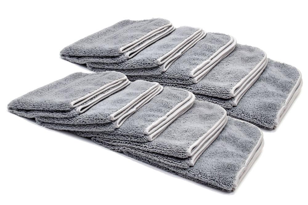 [Elite] Microfiber Detailing Towels with Silk Edge (16 in. x 16 in. 360 gsm) 10 pack