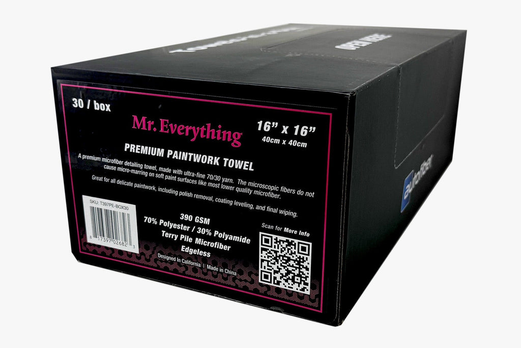 [Towels-in-a-Box] Mr. Everything Premium Paintwork Towel (16 in. x 16 in., 390 gsm) 30 pack