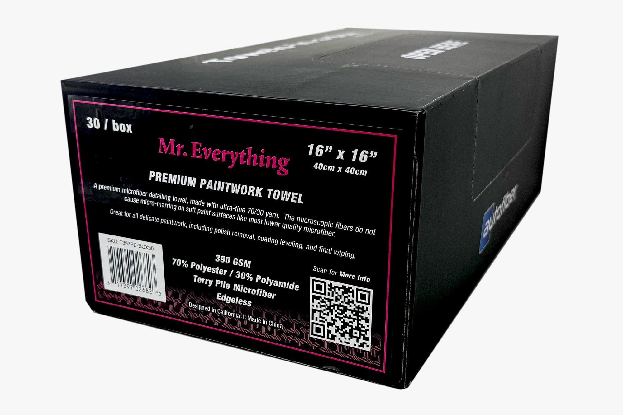 [Towels-in-a-Box] Mr. Everything Premium Paintwork Towel (16 in. x 16 in., 390 gsm) 30 pack