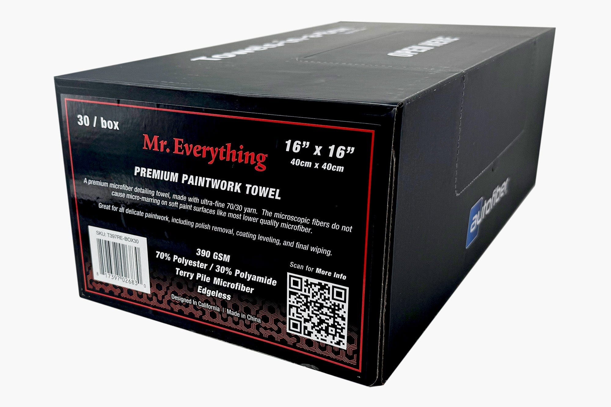 [Towels-in-a-Box] Mr. Everything Premium Paintwork Towel (16 in. x 16 in., 390 gsm) 30 pack