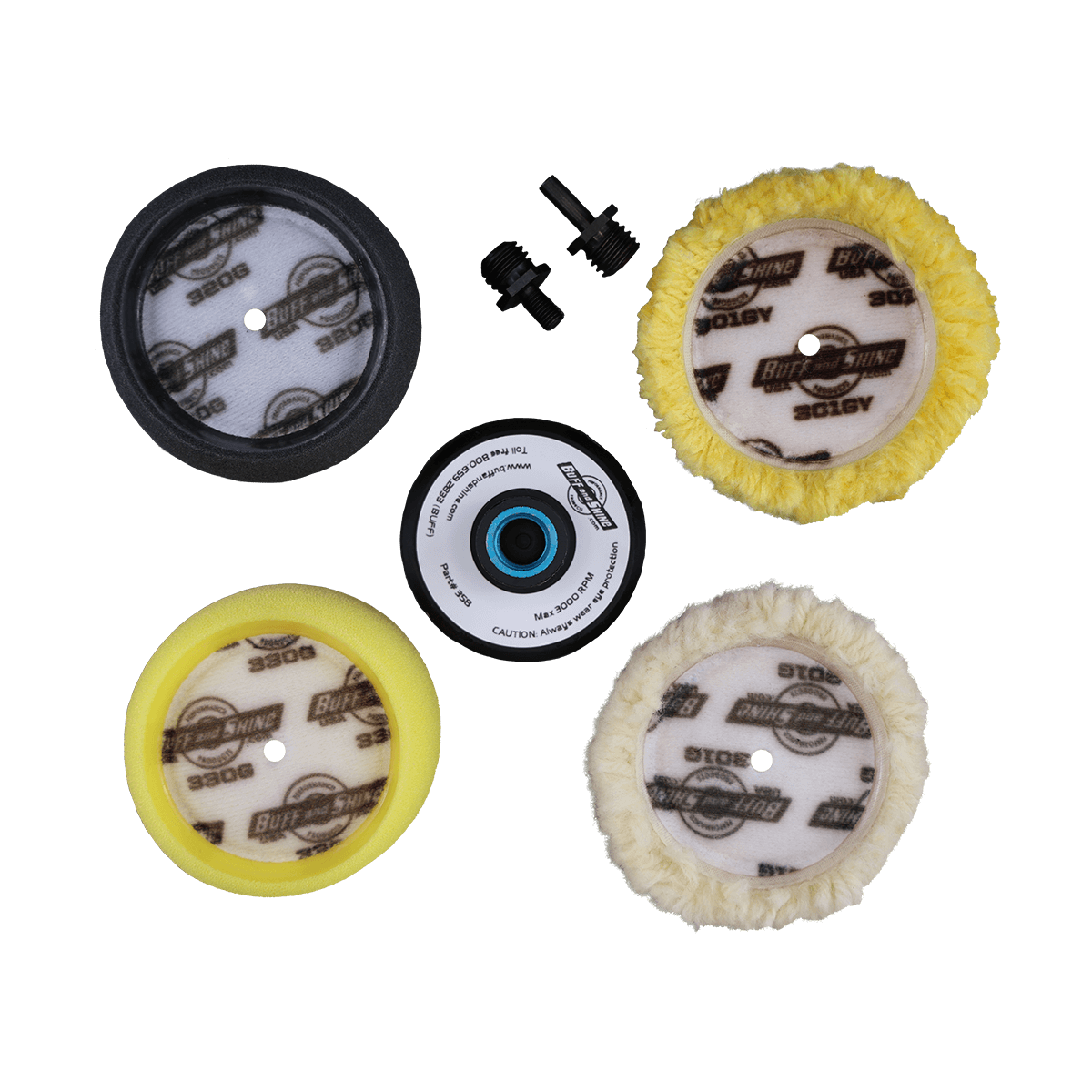 TP-4 - 3" Small Buffing Kit