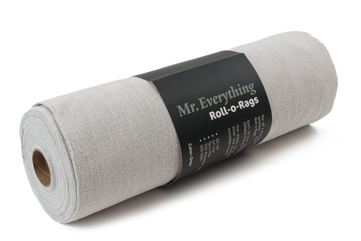 CASE: retail [Mr. Everything]  Premium Microfiber Towels-on-a-Roll 16"x16" - (15/20-pack, 300 total)