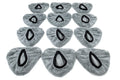 [Steamer Cover] Triangle Head Microfiber Steamer Bonnet (Large: 6 in. x 6 in. x 6 in.) - 12 pack