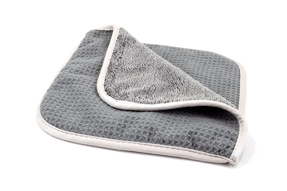 [Double Glass Flip] Waffle & Twist Microfiber Window Towels (8 in. x 8 in., 500/400 gsm) 3 pack