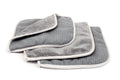 [Double Glass Flip] Waffle & Twist Microfiber Window Towels (8 in. x 8 in., 500/400 gsm) 3 pack