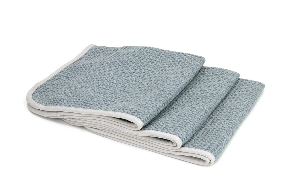 CASE: retail [No Streak Freak] Microfiber Waffle-Weave Glass Towel (16 in. x 16 in. 400 gsm) (24/3-packs)