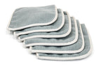 [Glass Flip] Microfiber Waffle Window and Mirror Quad Fold Towel (8 in. x 8 in.) 6 pack