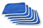 [Glass Flip] Microfiber Waffle Window and Mirror Quad Fold Towel (8 in. x 8 in.) 6 pack