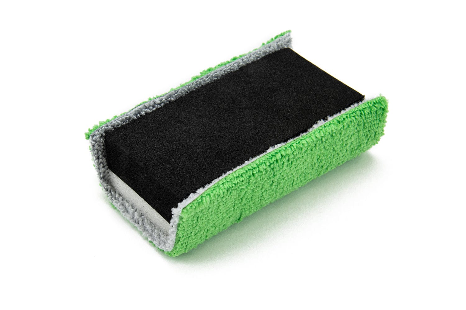 [Saver Block & Refill] Coating Applicator Foam Block with Side Velcro and Refill Saver Sheets with Barrier Layer (3.5 in. x 2 in. x 1 in.) - 12 pack