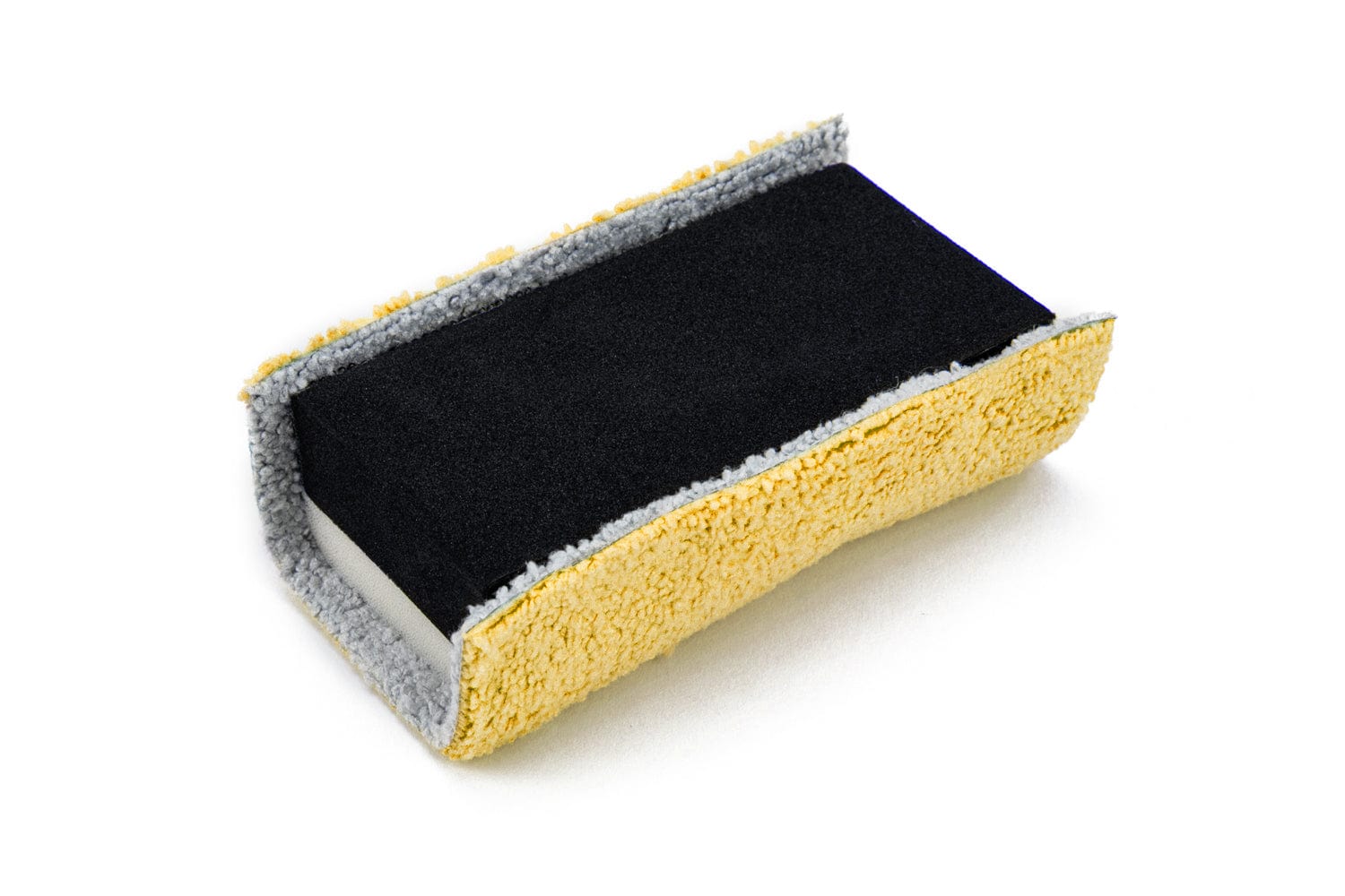 [Saver Block & Refill] Coating Applicator Foam Block with Side Velcro and Refill Saver Sheets with Barrier Layer (3.5 in. x 2 in. x 1 in.) - 12 pack