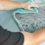 LIQUID8R Drying Towel - AQUA BLUE / ICE GREY (20"x 24")