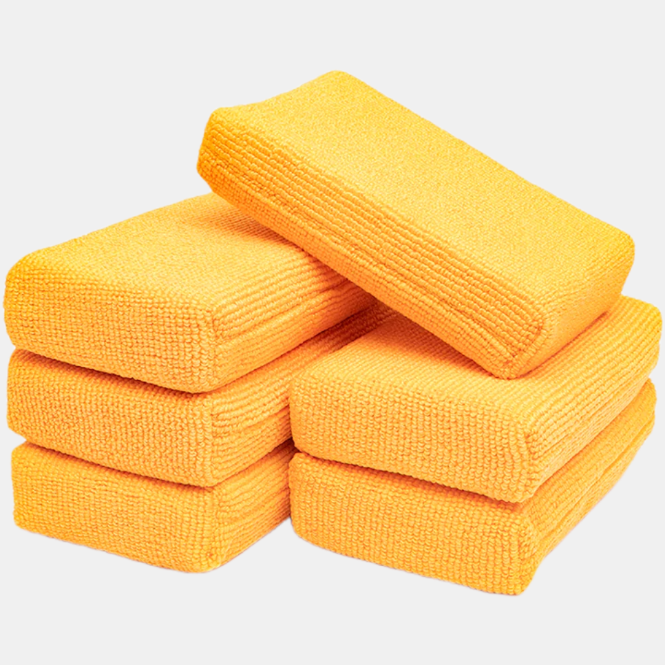 Pearl Weave Detailing Sponge - ORANGE (6-PACK) - 3" x 5"