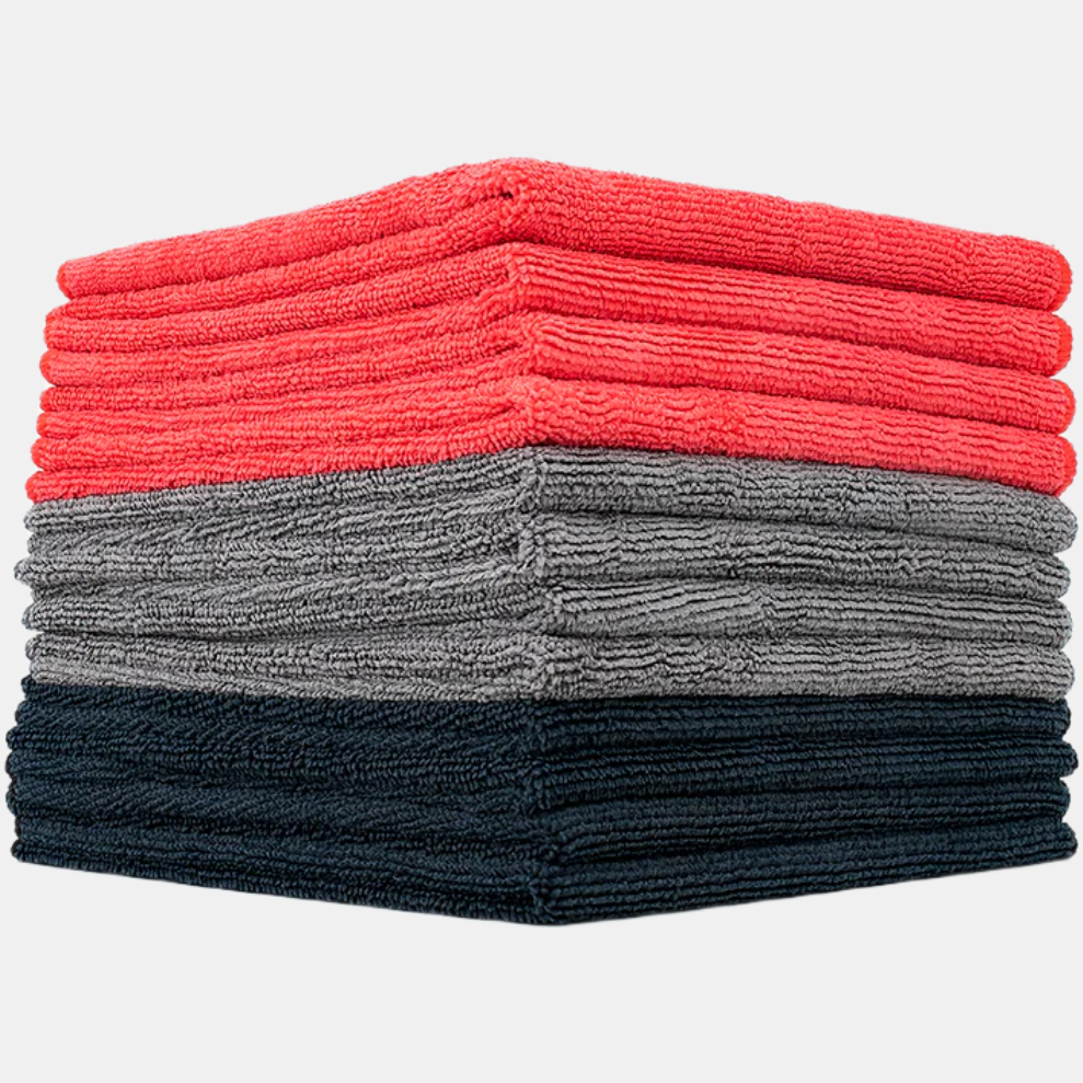 Microfiber AP 300 gsm (12 pack) RED, GREY, BLK - 16" x 16"
