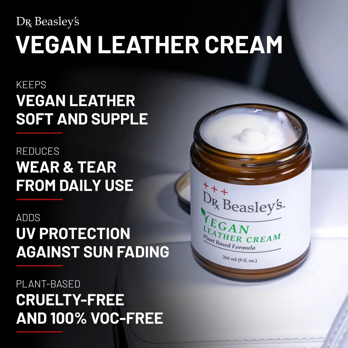Vegan Leather Cream