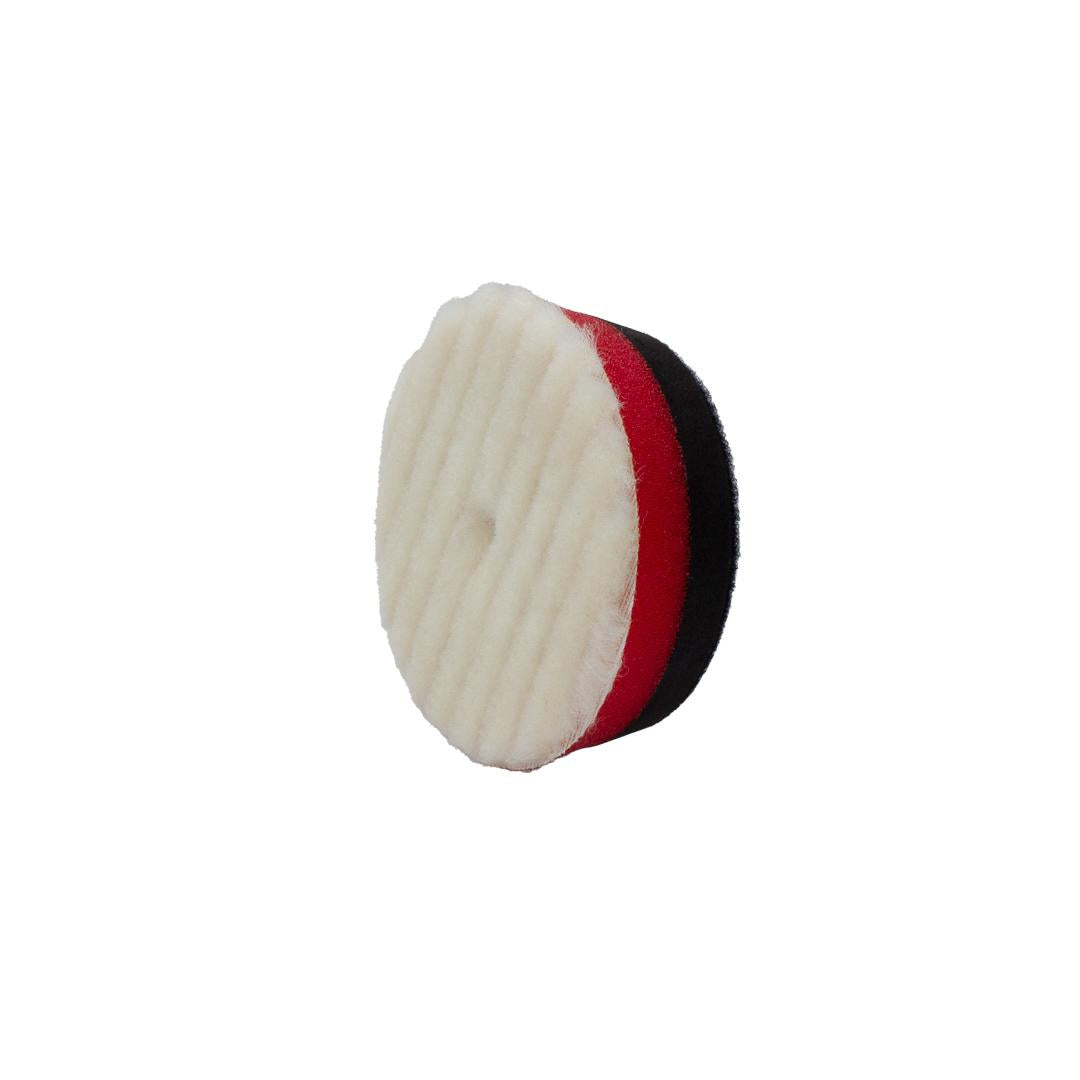 Wool Cutting Pads Rubber Backed - 3in, 5in, 6in