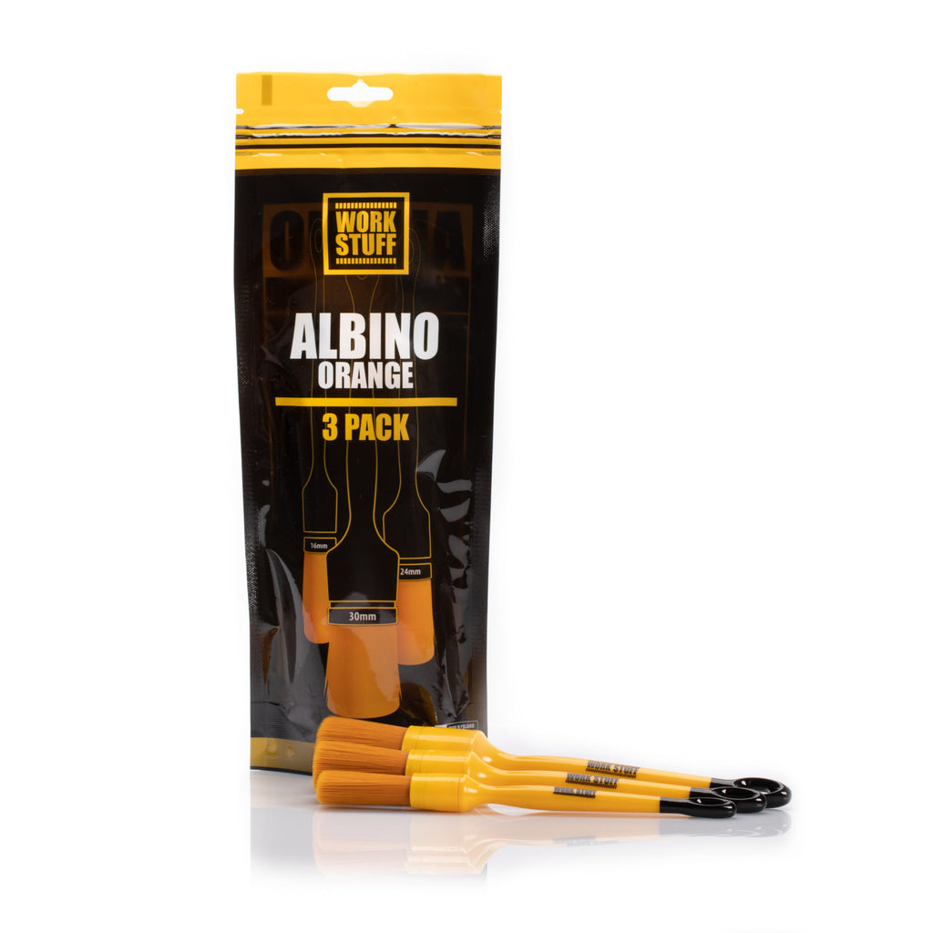 Detailing Brush ALBINO ORANGE 3-pack