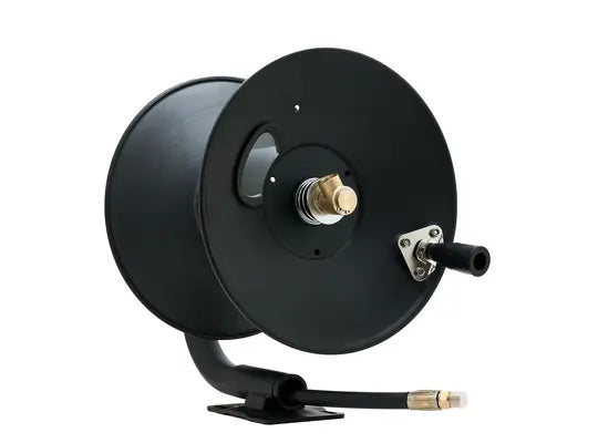 50 PAINTED HOSE REEL 3/8 MXF, 140F MAX TEMP