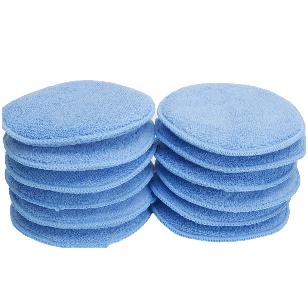 Round Microfiber Wax Applicator