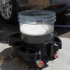 Rolling Bucket Dolly with Bottle Holders