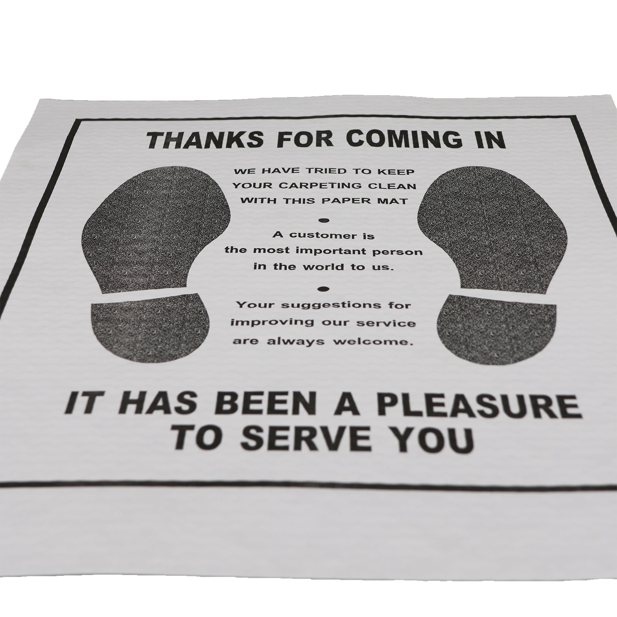 Paper Floor Mats Made in USA