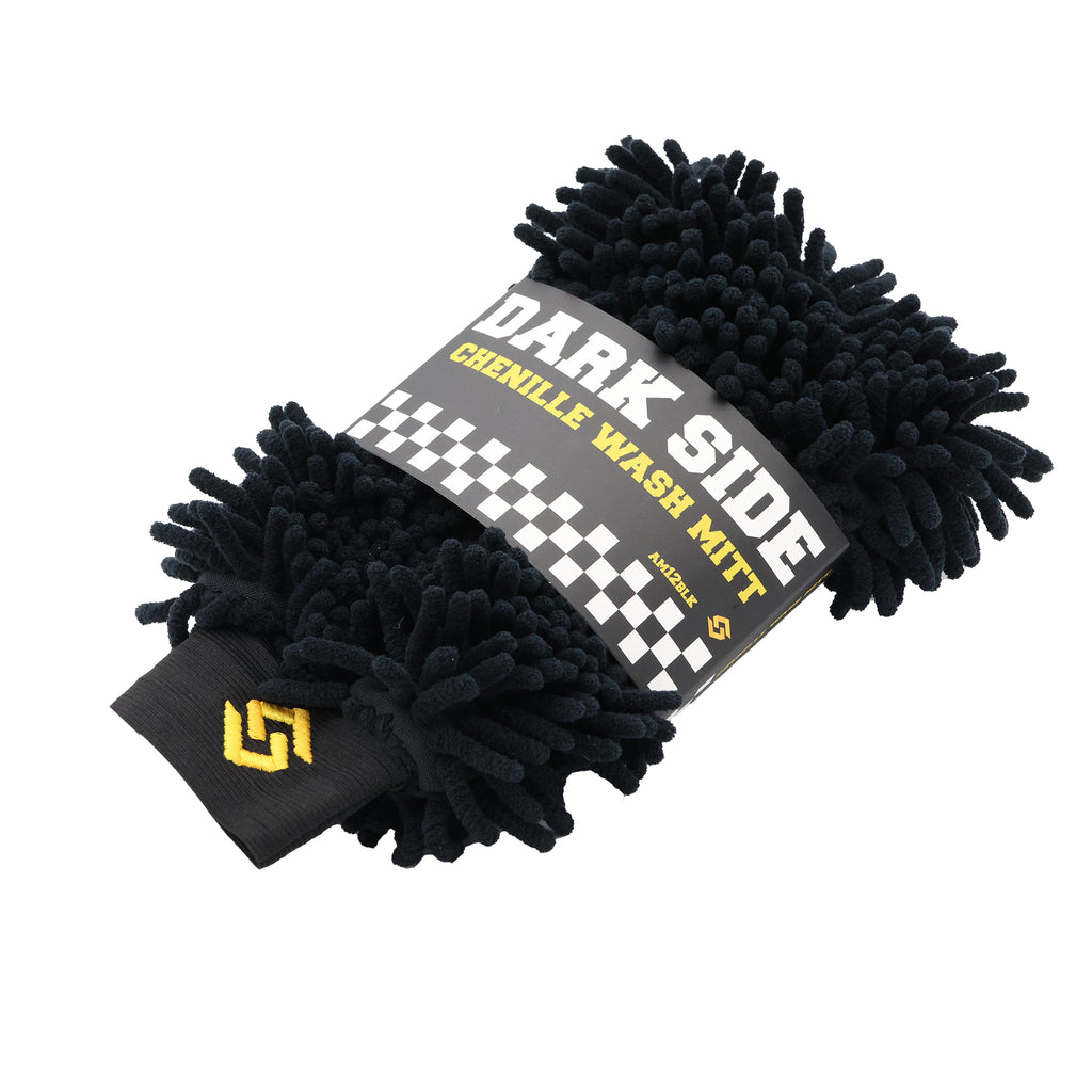 Dark Side Chenille Wash Mitt, 1500 GSM