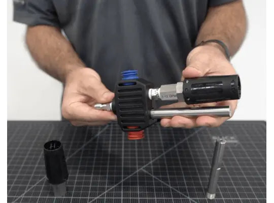 Mezzo SuperShot with MTM Hydro Soft Wash Twist and Shooter Nozzle (1-3 GPM)