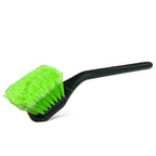 Long Curve Handle Soft Bristles Wheel Brush