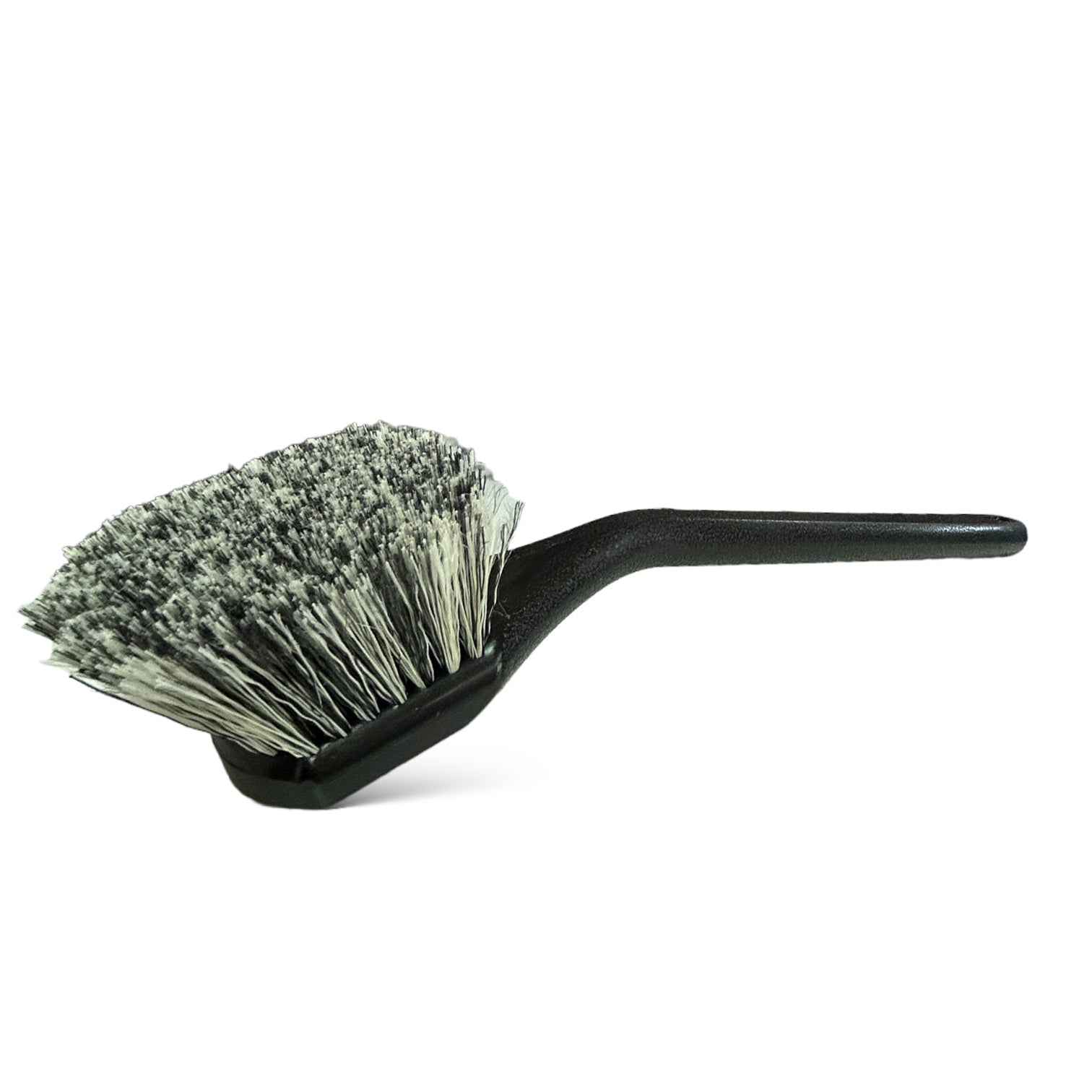Long Curve Handle Soft Bristles Wheel Brush