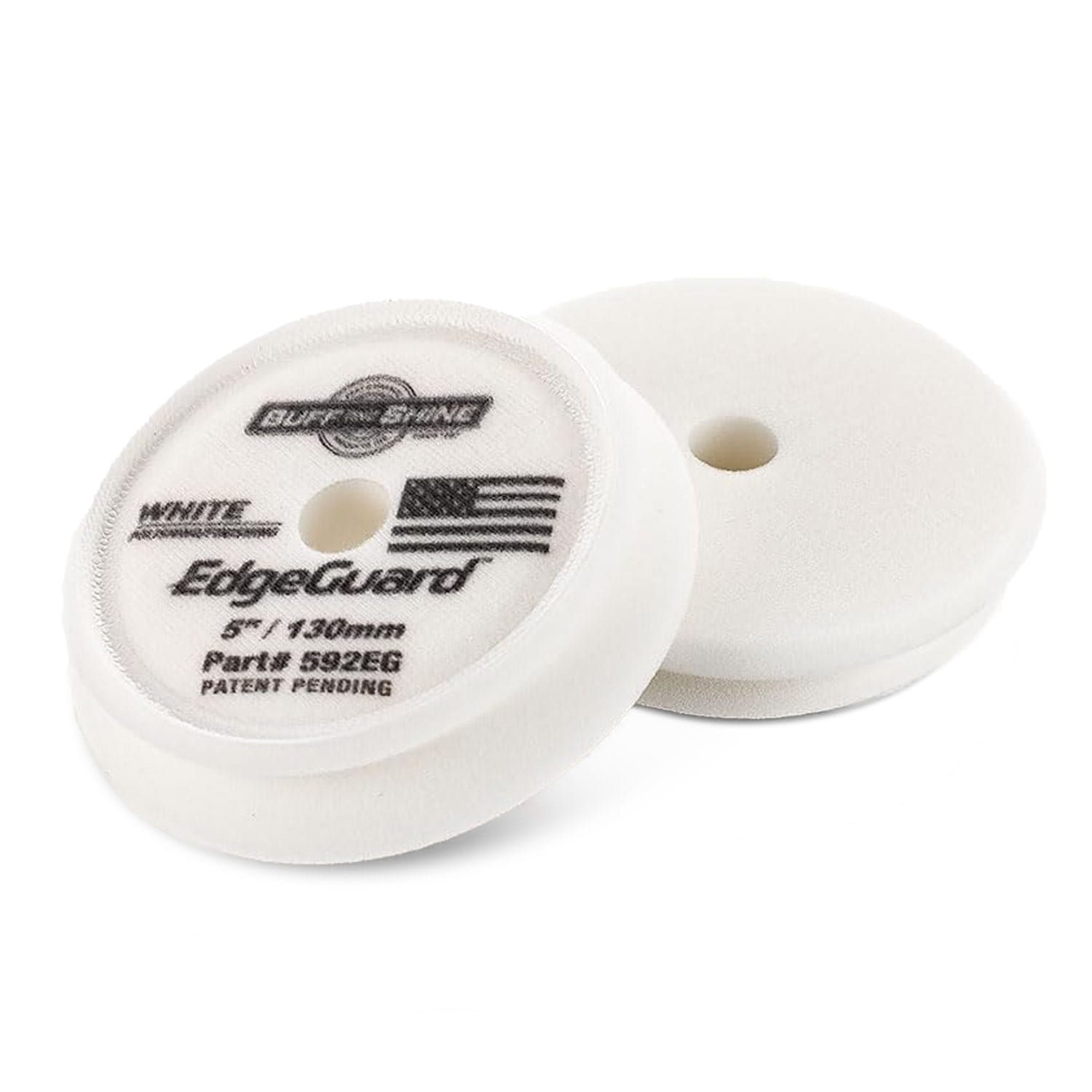 Buff and Shine EdgeGuard Foam Pad, White, Polishing/Finishing