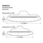 CCS Curved Edge Rotary Pads